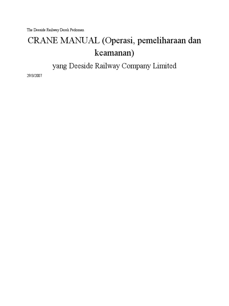 Translated Copy Of Crane Manual Integrated Rev 0 Pdf
