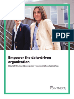 Empower The Data-Driven Organization: Hewlett Packard Enterprise Transformation Workshop