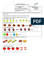 Evaluación 1° Mat