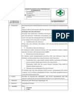 Sop Penyimpanan Data Dan Informasi Puskesmas