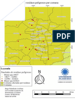 Mapa Cantidad de Residuos Peligrosos Por Comuna