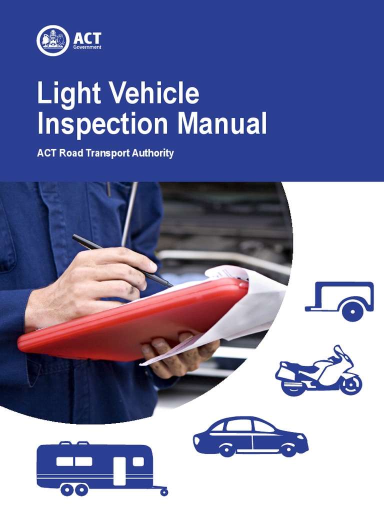 Light Vehicle Inspection Manual Truck Vehicles