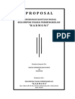 Proposal Bengkel Harmoni 2013