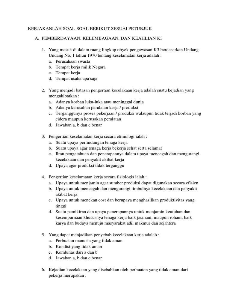 Jelaskan Pengertian Kecelakaan Dan Keselamatan Kerja  Jelaskan Pengertian Kecelakaan Dan Keselamatan Kerja