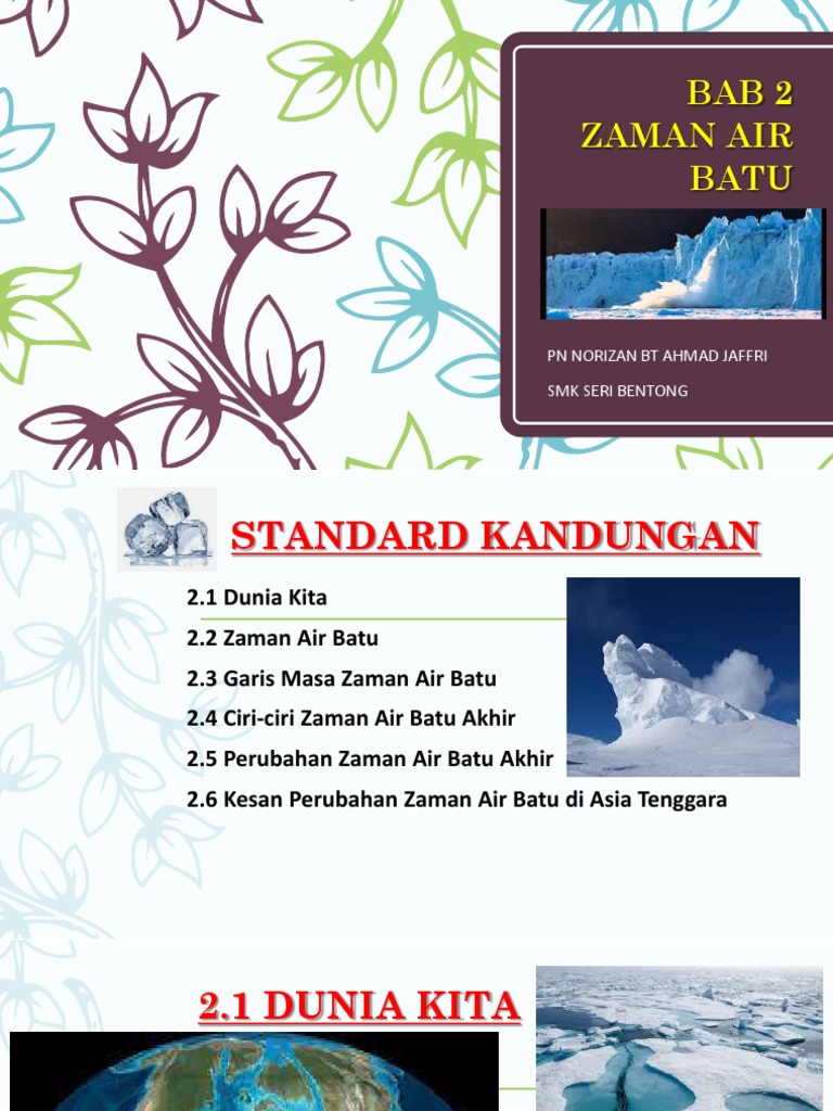 Bab 2 Zaman Air Batu Pdf
