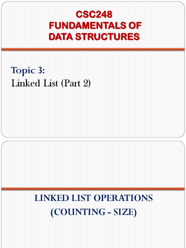 Linked List Operations and Methods | PDF | Pointer (Computer ...