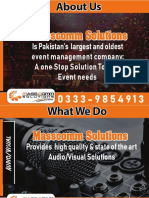 MassComm Solutions - An Event Management Company