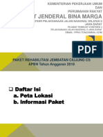 Presentasi Paket Jembatan Ciujung CS - PPK-3 2018 REV