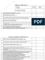 PCCC Check List PDF