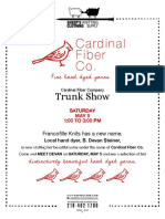 Cardinal Fiber Co.: Trunk Show