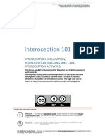 Interoception 101: Interoc Eption Explanation, Interoc Eption Tracking Sheet and Interoception Activities