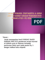 Aplikasi Pengaruh Terapi Murotal Al-Quran Surat Ar-Rahman Terhadap