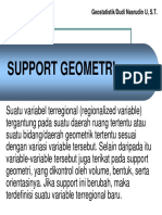Geostatistik Support Geometri