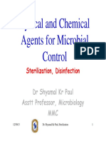 Physical and Chemical Agents for Microbial Control