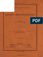 Nicolae Iorga - Ucraina Moldoveneasca - 1913