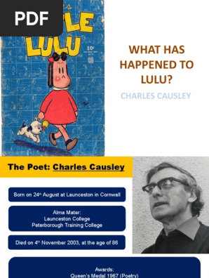 What Has Happened To Lulu Pdf Poetry