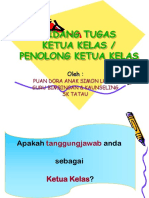 Bidang Tugas Ketua Kelas