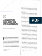 ROCKWELL - La Lectura Como Practica Cultural-Conceptos para El Estudio de Los Libros Culturales PDF