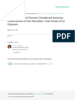 Management of Chronic Anterior Unreduced Dislocations of The Shoulder: Case Series of 53 Patients.