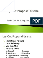 Lay Out Proposal Usaha
