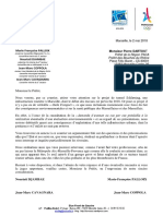 Courrier des élus du Front de Gauche au Préfet pour Tunnel Schloesing ETUDE D-IMPACT