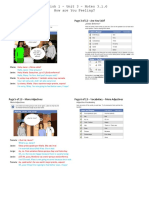 Spanish 1 - Unit 3 - 3.1.6 Notes