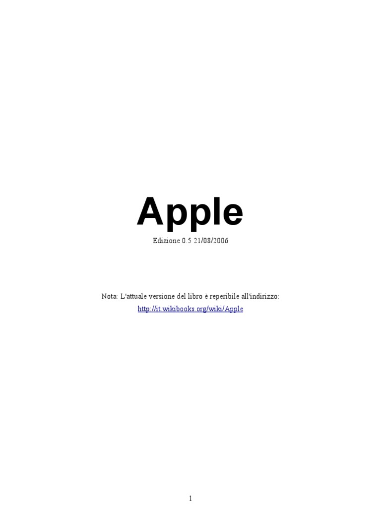 Apple | PDF