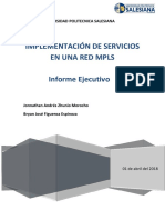 Informe Ejecutivo Redes MPLS y Servicios