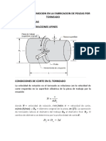 Procesos de Remocion en La Fabricacion de Poleas Por Torneado