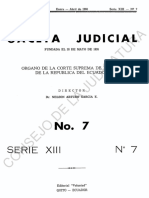 Gaceta Judicial Serie 13 N007-1980