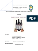 Elaboración de vino de higo a partir de vino tinto