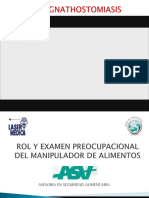 4ta Conferencia-ExamenPreocupacionaldelManipuladordeAlimentos, RelacionentreHigienePersonalyAlimentaria-Dr AugustoSequeira