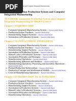 Automation Production System and Computer Integrated Manuacturing - Lecture Notes, Study Material and Important Questions, Answers 