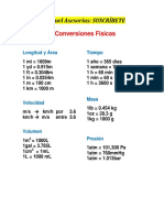 92.Conversiones Físicas Factores de Conversión