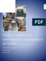 Informe de Visita Al Observatorio Astronomico de Quito_Cevallos Jhoselyn