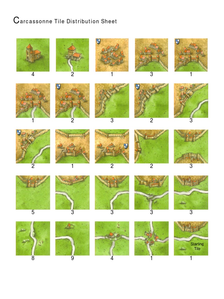 Base Tiles of Carcassone | PDF