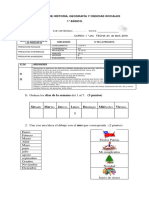 Evaluación de Historia