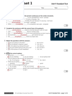 Unit 9 Standard Test With Answers PDF