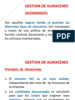 Gestión de Almacenes