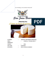 Proyecto Elaboracion E INDUSTRIALIZACION Del Queso