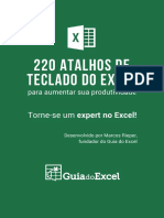 220 atalhos do Excel