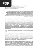 Introducción Narcisismo Relatoría