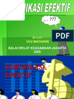 Komnikasi Efektif Prajab 2009 Gol III