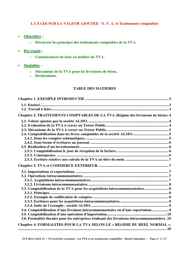 01 PDF | PDF | Taxe sur la valeur ajoutée | Valeur ajoutée