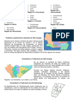 Tradiciones Los Departamentos de Las Ocho Regiones de Guatemala