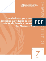 ACNUDH, Folleto informativo N° 7 Rev. 2, “Procedimientos para presentar denuncias individuales en virtud de tratados de derechos humanos de las Naciones Unidas”.pdf