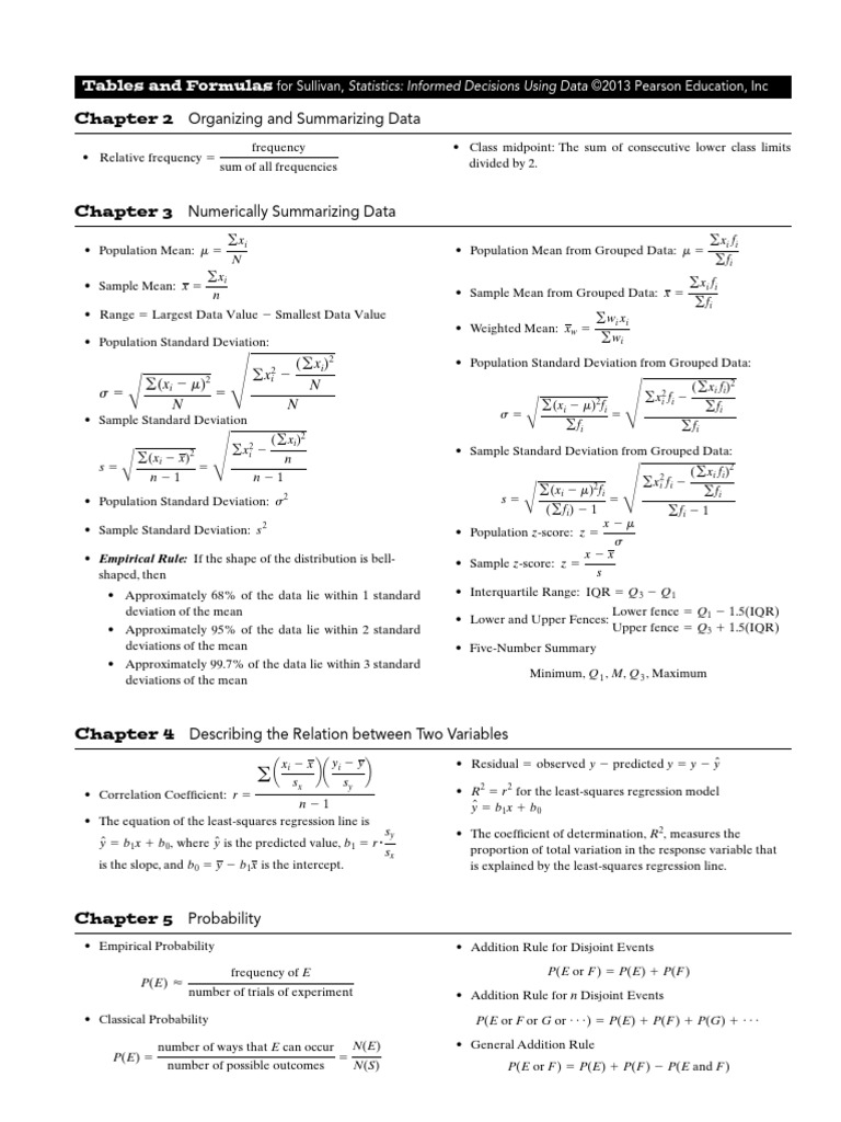 Chapter 2 Organizing and Summarizing Data | PDF | Regression Analysis ...