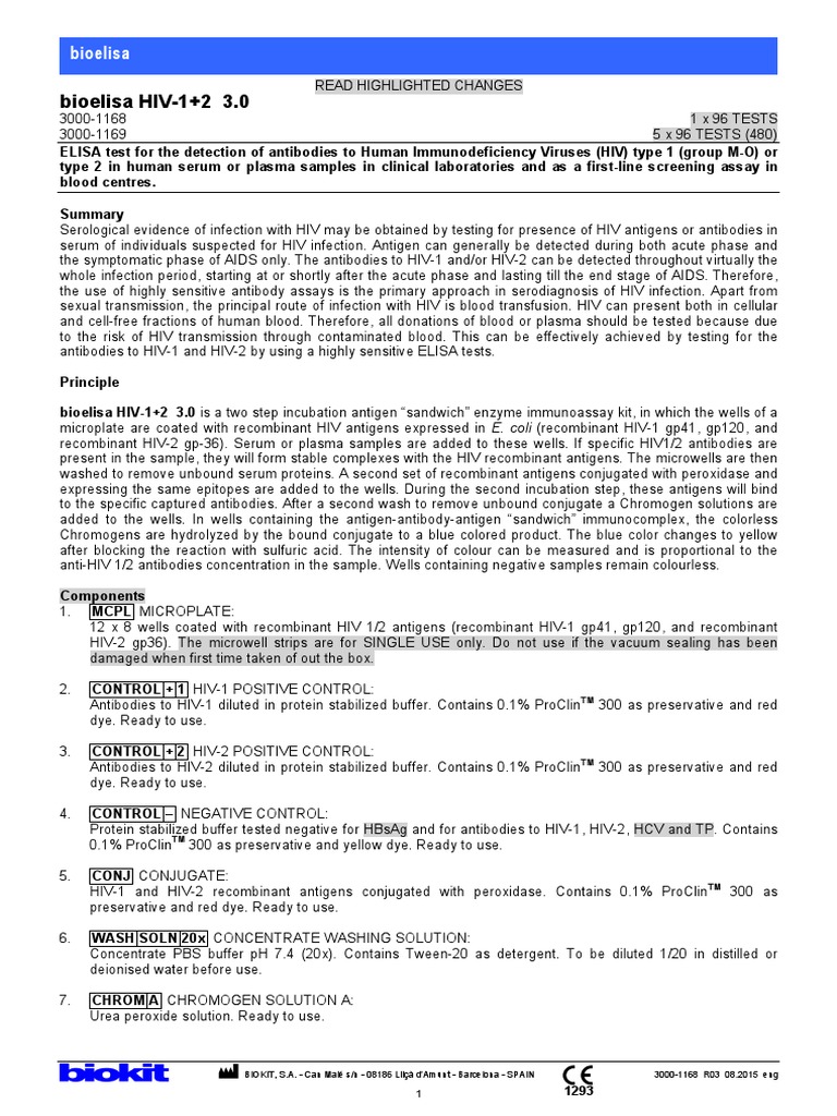 WHAT IS HIV ELISA METHOD intelligence overview