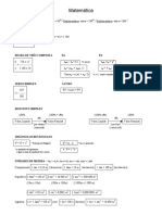 Resumo de Formulas MATEMATICA