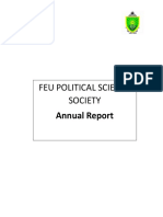 FEU PolSci Society Annual Report 2015-2016